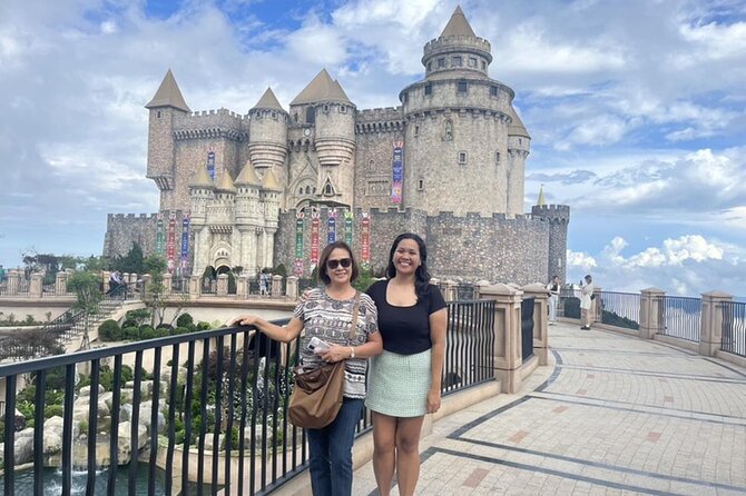 Golden Bridge Ba Na Hills with Buffets Lunch 2 ways cable car - Thien Cung cave after the cruise: beautiful stalactites, plus stairs and slick footing