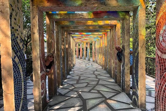 Golden Bridge-Marble Mountain-Hoi An City -Boat Ride-Night Market - Fantasy Park rides plus buffet lunch at Ba Na Restaurant