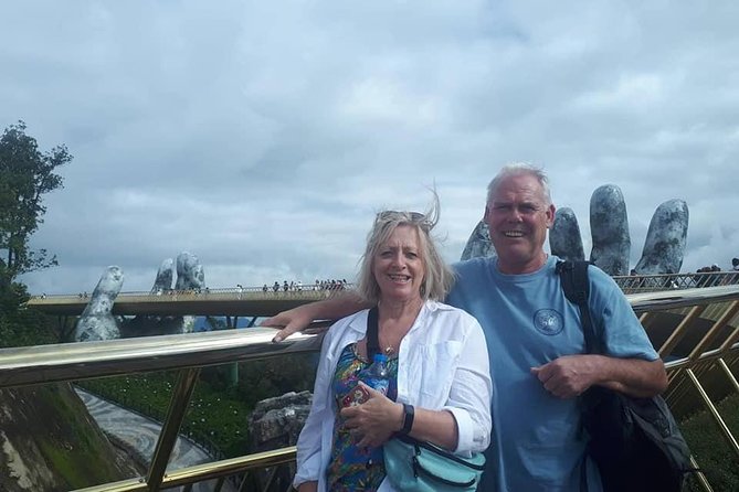 Golden Bridge-Monkey mountain-Dragon Bridge -Marble Mountain Fullday PrivateTour - Cable Car to Golden Bridge: The Best Reality Check for the Instagram Look