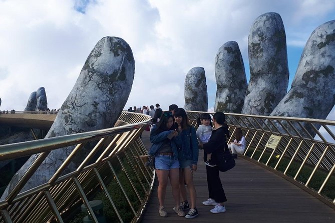Golden Bridge trip and buffet lunch in the Bana Hills in Da Nang city - French Village and Fantasy Park moments you can plan around