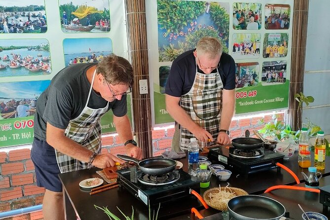 Green Coconut Village Cooking Tour (Local Market,Basket Boat and Cooking) - Chef-led cooking class: turning market finds into Vietnamese dishes