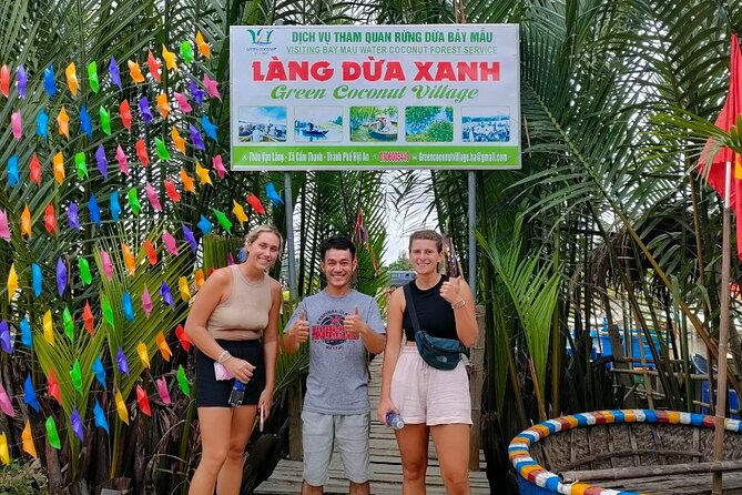 Green Coconut Village Cooking Tour (Local Market,Basket Boat and Cooking) - Bay Mau coconut forest by basket boat, plus crabs and nets
