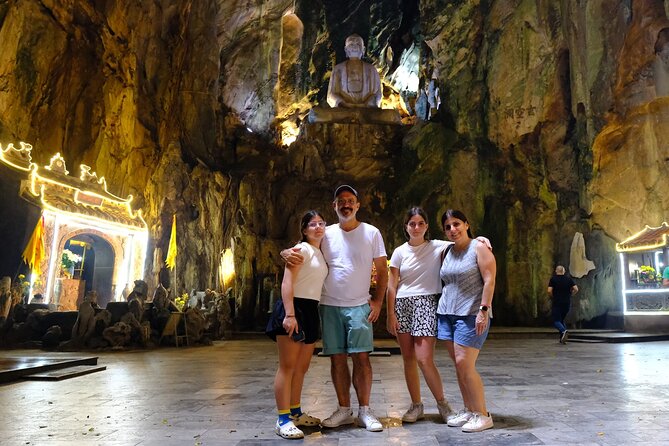 Guided Tour to Marble Mountain &HoiAn City-BoatRide-Night Market - Marble Mountain: caves, pagoda, and the Wood-Earth-Metal-Fire viewpoint