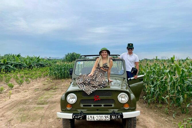 Ha Giang Army Open Air Jeep 4 Days 3 Night - Day 1 in the Quan Ba area: Heaven Gate views and Dao village clay houses