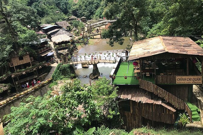 Half Day Cat Cat Village Tour Guided from Sapa - The waterfall stop, bridge photos, and the French-era hydraulic power station