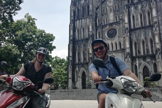 Half-Day Guided Hanoi Motorcycle Tour with Hotel Pickup - Morning itinerary: Old Quarter icons, pagodas, and a local market