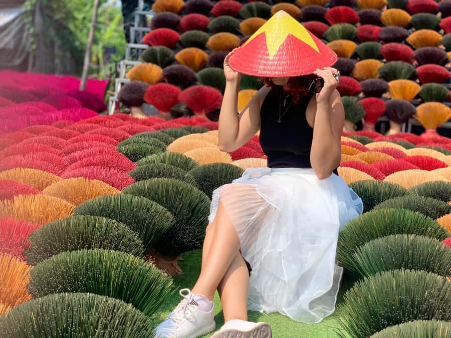 Half Day trip to Incense & Hat Villages with Train Street - Riding Back Through Hanoi and Spotting Train Street Moments