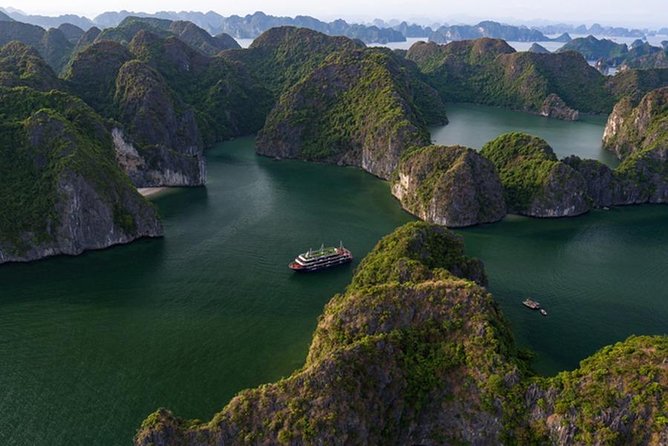 Halong Bay 2D1N BEST CRUISES All-Inclusive: Transfer, Meals, Kayak, Cave, Island - Day 1: Ha Long Bay highlights, Sung Sot Cave, Titop, and your route choice