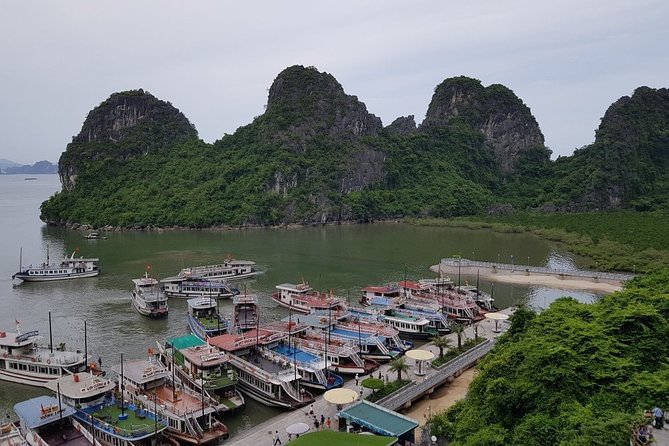 Halong Bay Cruise Tour from Hanoi with Kayak Adventure - Tuan Chau harbor boarding, lunch served right away
