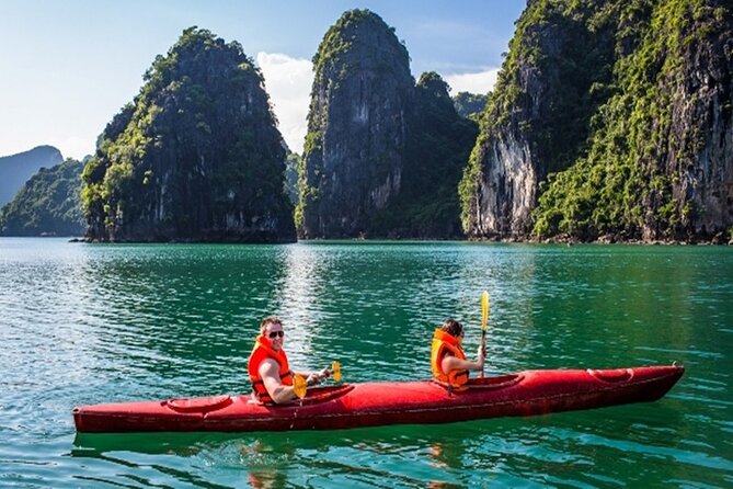 Halong Bay Day Tour 6Hour Deluxe Cruise Limousine Bus Small Group - Hanoi Old Quarter pickup and the small-group rhythm
