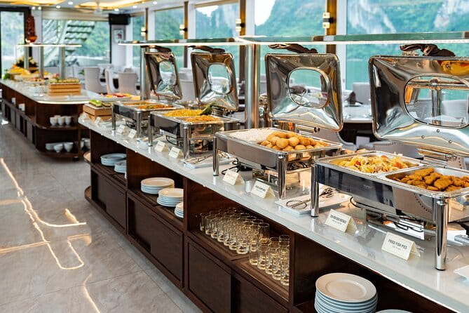 Halong Bay Day Tour Luxury Cruise With Jacuzzi and Buffet Lunch - Hanoi Old Quarter pickup to Tuan Chau Harbor: the timing matters