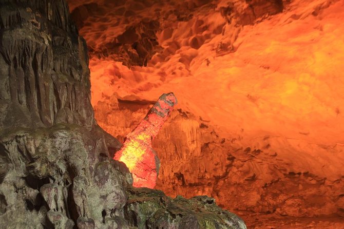 Halong bay Full Day Cruise trip: kayaking, surprise cave, titop island, lunch - Kayaking in the lagoons: fun water time, optional costs to confirm