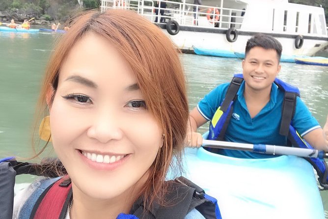 Halong Bay Full Day With 5 Star Cruise - Buffet Lunch - Amazing Cave at 2:20 PM: limestone views with a sense of mystery