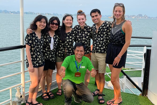 Halong Bay Full Day With 5 Star Cruise - Buffet Lunch - Luon Cave at 2:45 PM: kayaking or a bamboo boat