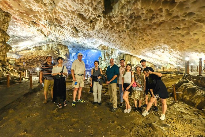 Halong Bay Full Day With Cave, Kayaking And Swimming - Sung Sot Cave and Ti Top Island: steps, views, and swim time