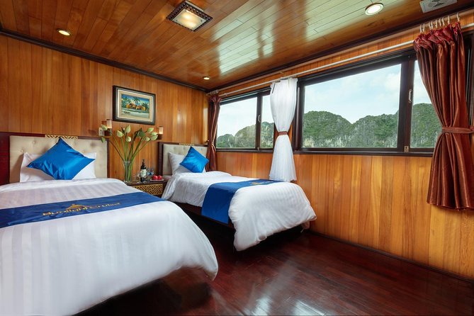 Halong deluxe cruise 2D/1N: Surprise cave, Titop island, Full Meals, best prices - Getting to Ha Long Bay: the 8:00 AM shuttle setup