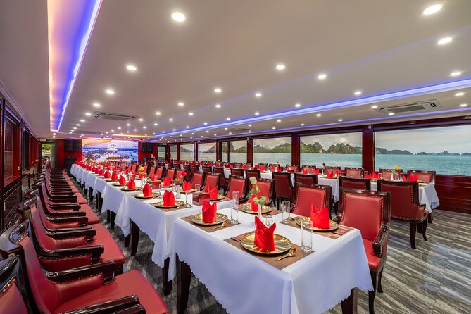 Halong Diamond Crusie- The most luxury daily Crusie in Halong Bay - Sung Sot Cave, Titop Island, and the Half-Day “Go Look, Then Chill” Plan