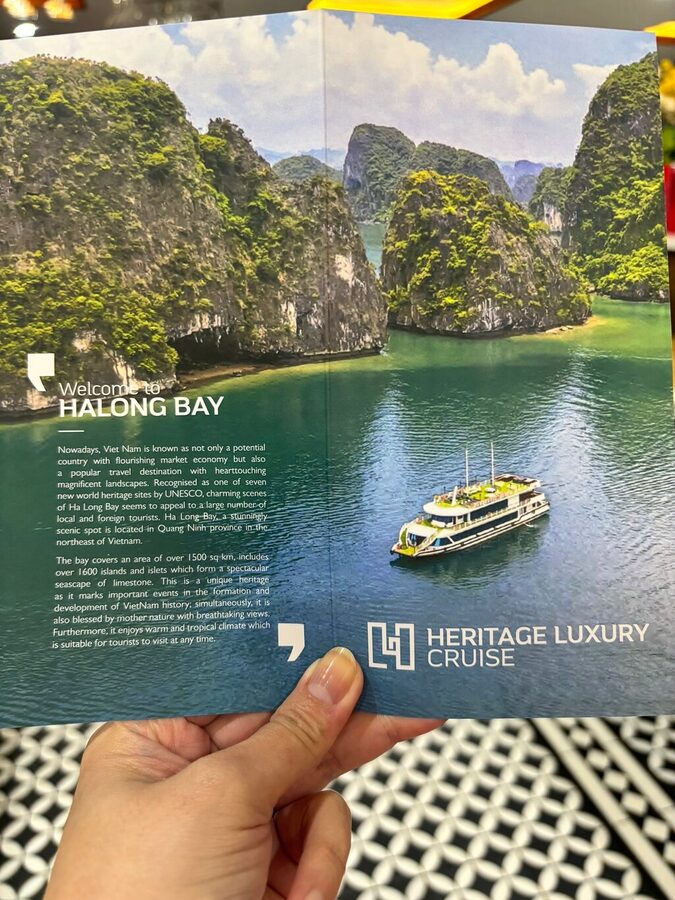 Halong Heritage Luxury Day Cruise-Buffet lunch&Limousine transfer - Sunset party on the return cruise, with fruits, cakes, and mini pool time