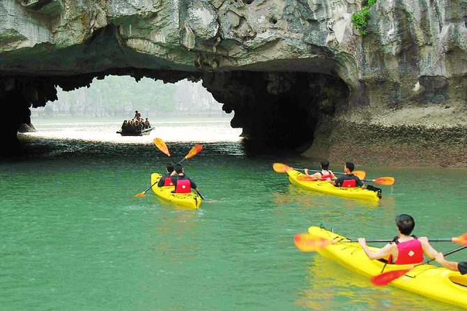 Halong Luxury Cruise Full Day Tour from Hanoi: All Inclusive - Luon Lagoon Kayaking: Kayak Time, or the Bamboo-Boat Way