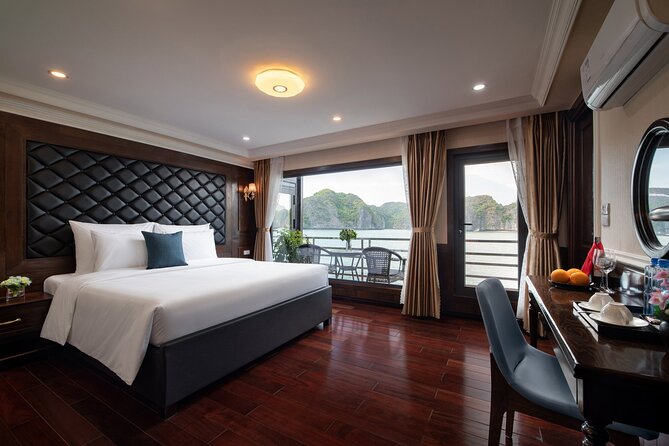 Halong Pandora 5 Star Cruise 2D1N-All Inclusive, cave, transfer - Day 1 on the Water: Lan Ha Bay Lunch, Evening Cooking, and More