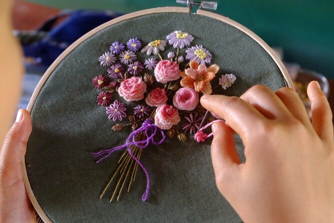 Hand Embroidery Workshop in Hoi An for Beginers - The Studio Experience at Little Daisy Hoi An: Private, Patient, and Practical