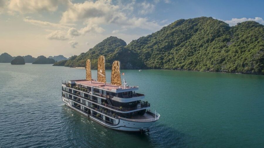 Hanoi: 2-Day Halong & Lan Ha Bay 5-Star Cruise with Balcony - Day 2: tai chi sunrise, then caves or Ao Ech kayaking