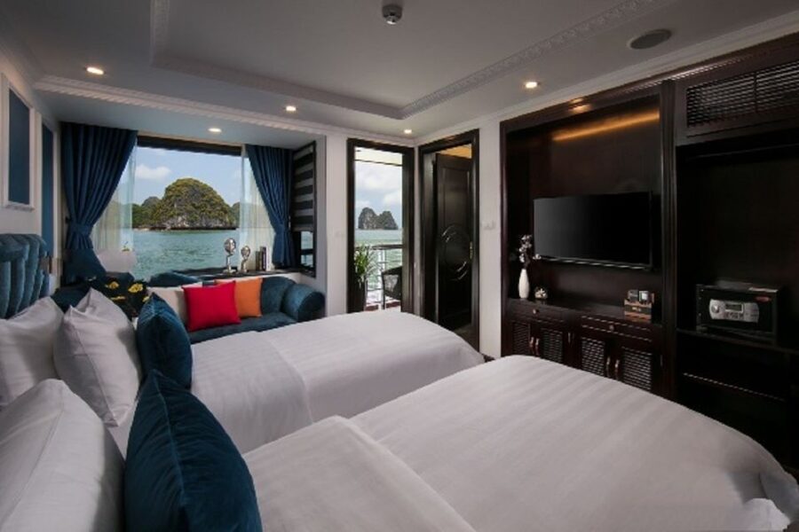Hanoi: 3-Day Ha Long/Lan Ha Bay Cruise with Private Balcony - Day 2 Viet Hai Village cycling: see land after the sea