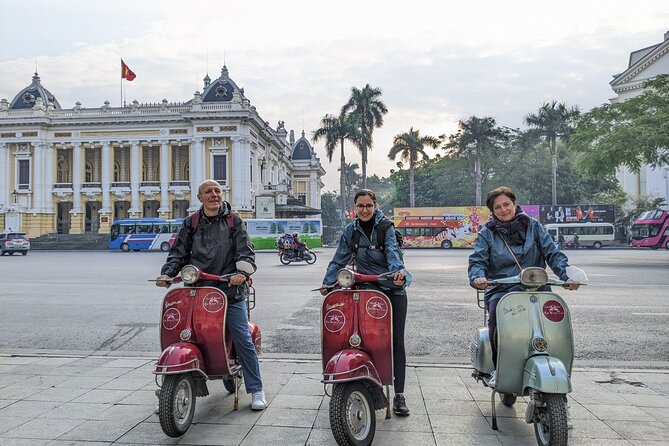 Hanoi Back Streets Vespa Tours: Hanoi Insider Vintage Vespa Tour - Long Bien Bridge: the skyline moment that sets the tone