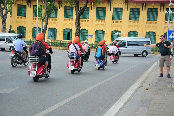 Hanoi Back Streets Vespa Tours: Hanoi Vintage Vespa Tours City - West Lake and the Farming Side Along the Red River