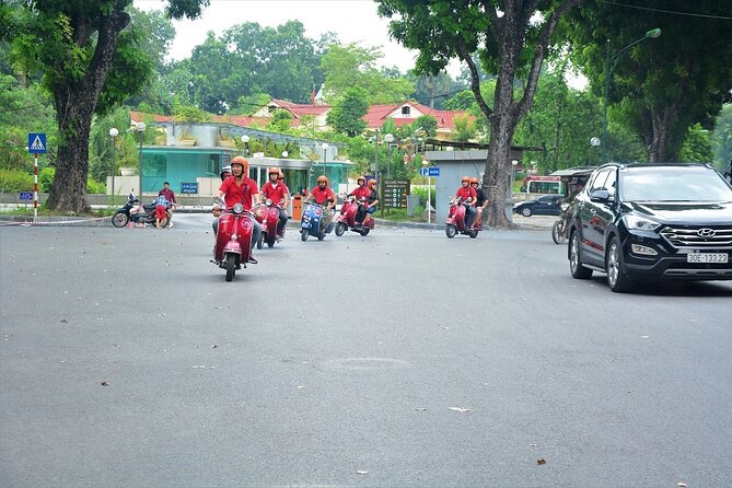 Hanoi Back Streets Vespa Tours: Hanoi Vintage Vespa Tours City - Huu Tiep Lake and the Downed B-52: War History You Can See