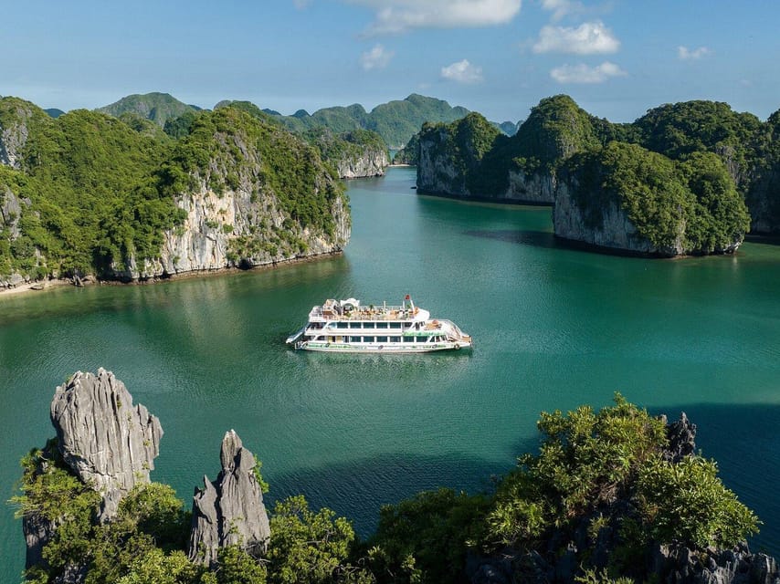 Hanoi: Cat Ba Island & Lan Ha Bay Day Trip Cruise with Lunch - Ben Beo Harbour cruise start: floating houses and an organized welcome