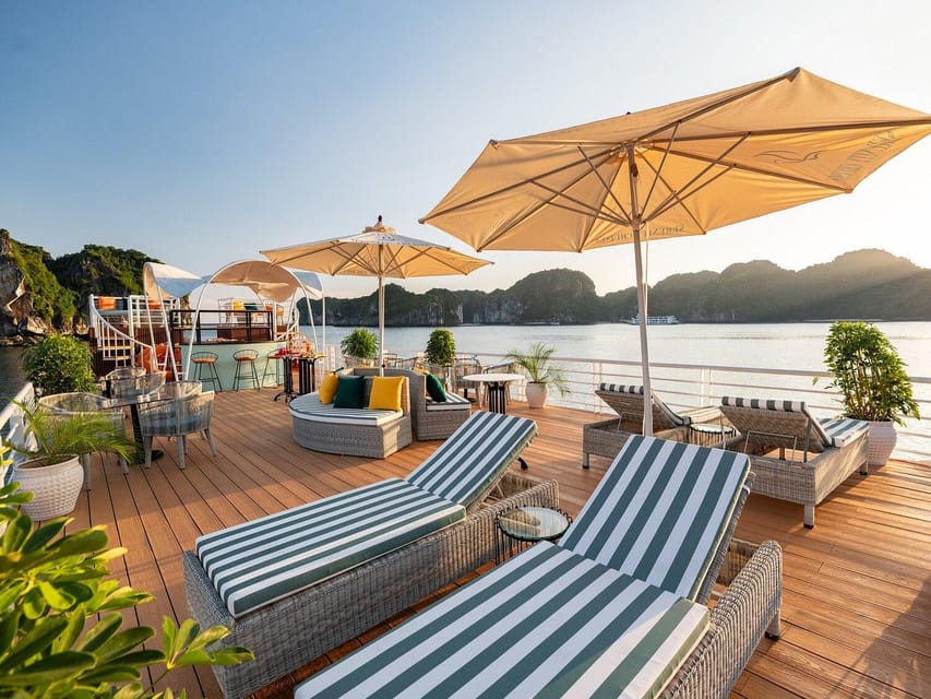 Hanoi: Cat Ba Island & Lan Ha Bay Day Trip Cruise with Lunch - The sunset party: fruit, biscuits, tea, and time to exhale