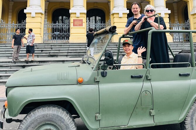 Hanoi City Jeep Tour Half-day: Food, Culture & Fun (4 hours) - Riding a People’s Army Legend Jeep through Hanoi