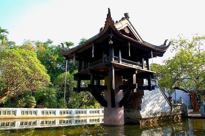 Hanoi City Tour Full Day ALL IN ONE - ALL INCLUDED - Tran Quoc Pagoda: the oldest Bodhi tree tie-in to Ho Chi Minh