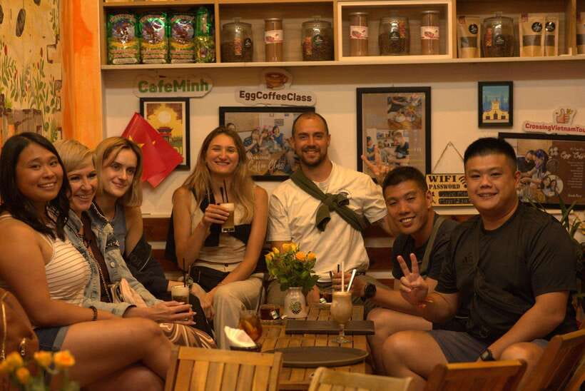 Hanoi: Cyclo the Old Quarter and Egg Coffee Tour - Walking stops on foot: French colonial details meet local stories