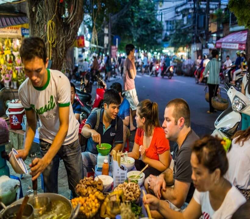 Hanoi: Eat Like a Local Small Group Street Food Tour - The Old Quarter walk: traffic, history, and eating as you go