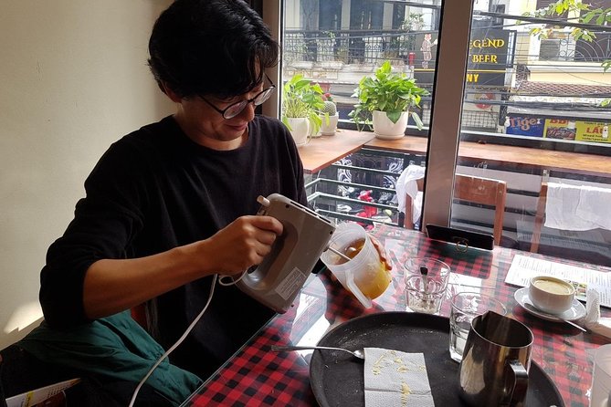 Hanoi Egg Coffee Making Course - What $15 buys you in a small Hanoi workshop
