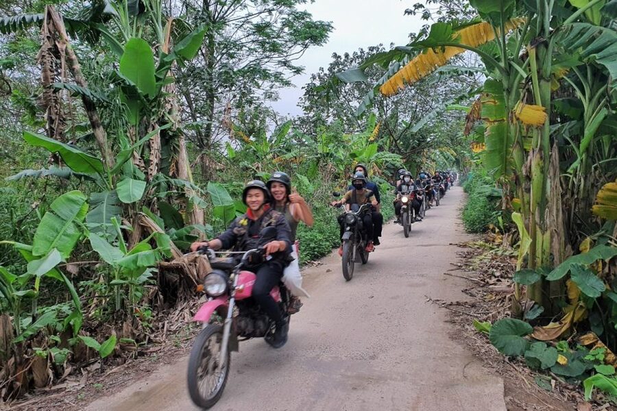 Hanoi Food, Culture, Sightseeing & Fun By Vintage Motorbike - Train Street timing: coffee, crowds, and the train passing close