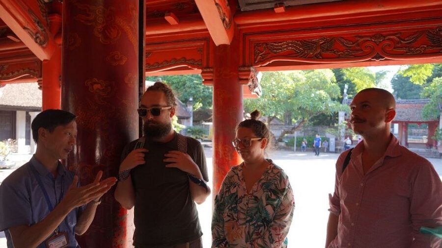 Hanoi: Full-Day City Tour with Lunch and Optional Extras - Temple of Literature: your one hour of calm courtyards