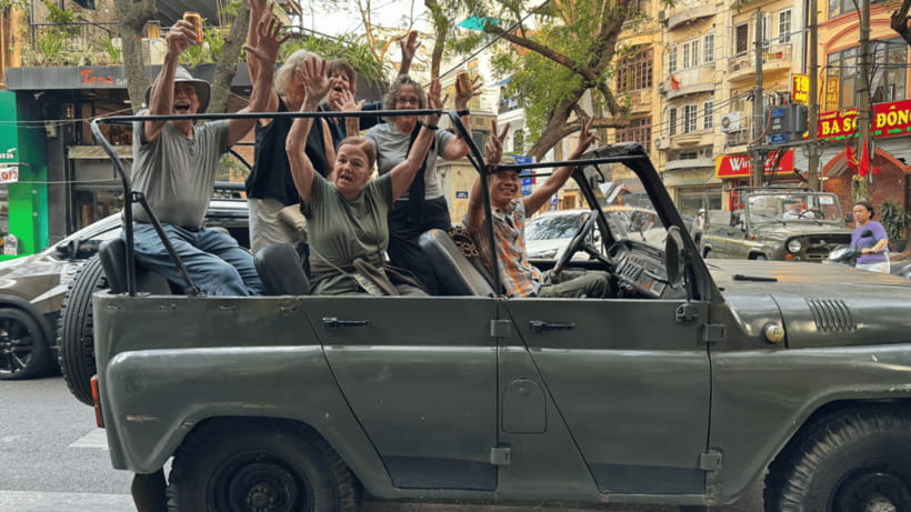 Hanoi: Historic Jeep Tour - Old Quarter Alleyways, Plus a Local-Side Start