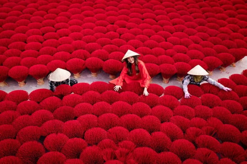 Hanoi Incense Village Tour & Traditional Crafts All Included - Chuong Village: nón lá making that traces back centuries