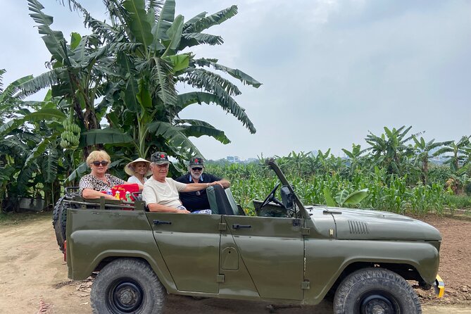Hanoi Jeep Tour: City Highlights, Train St & Hidden Gems - Tao Sach Pagoda to Banana Island: When the Day Slows Down