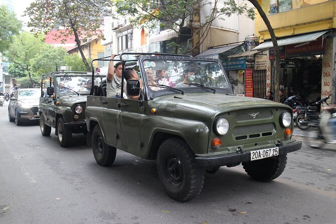 Hanoi Jeep Tours Led By Women: Hanoi City Jeep Tours - Vintage Vietnamese Army car: why it feels different on Hanoi back streets