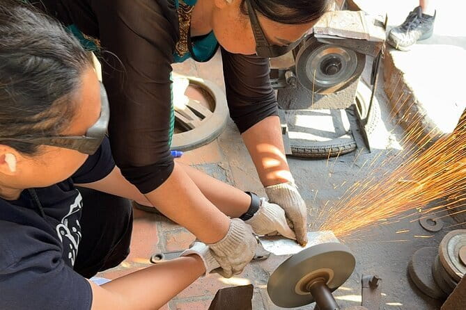 Hanoi Knife-Making Class:Join the Legacy in Blacksmith's Workshop - Tools, Safety Gear, and the Hands-On Level