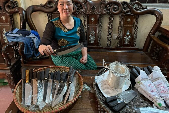 Hanoi Knife-Making Class:Join the Legacy in Blacksmith's Workshop - Meet the Female Artisan Tuyen and the 44-Year Craft