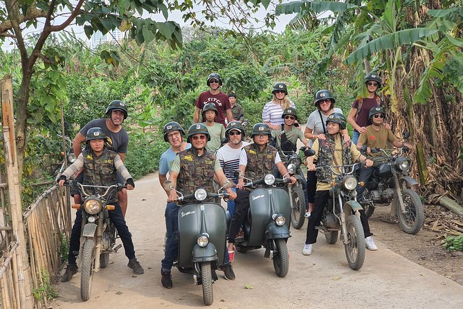 Hanoi Motorbike Tour: Food, Culture and Fun by Vintage Motorbike - Stop 1: Chợ Trời and the backstreet ride you can’t replicate alone