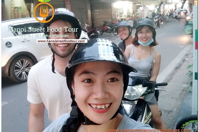 Hanoi old quarter sightseeing & street food eating by Motorcycle - The food plan: 10 tastings across 6 to 8 street spots
