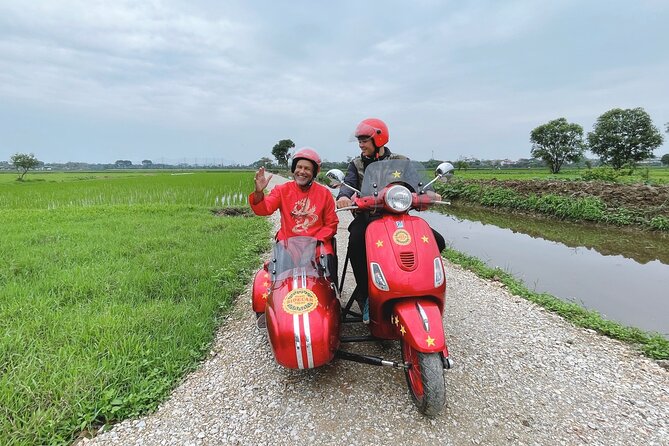 Hanoi Sidecar Tour: Hanoi Countryside Food, Culture & Daily Life - Riding safety and comfort on a Vespa sidecar