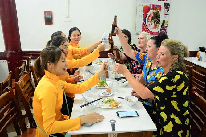Hanoi Vespa Food Tours Led By Women - Ba Dinh Square area, Ngu Xã pho variety, and the BBQ seafood stop