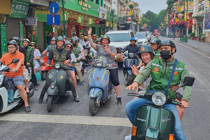 Hanoi Vespa Tours: Food + Culture + Fun on Army Vespa - Long Biên Bridge Views and Photo Time Over the Red River